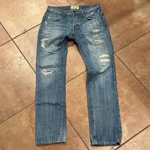 Men's Distressed Denim Jeans